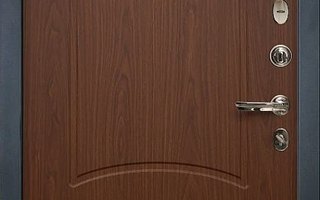 антивандальная дверь ДКТЖ-5, предназначена для коттеджа, внутренняя отделка их МДФ